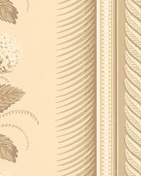 HYDRANGEA DRAPE FAWN by  Schumacher Wallpaper 