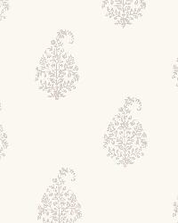 KERALA PAISLEY OYSTER by  Schumacher Wallpaper 