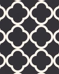 MORROCO BLACK by  Schumacher Wallpaper 