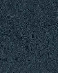 BRECKENRIDGE PAISLEY LAPIS by  Schumacher Wallpaper 