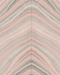 Onyx Strata Wallpaper Coral by   