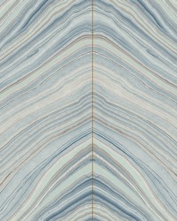 Onyx Strata Wallpaper Blue by   