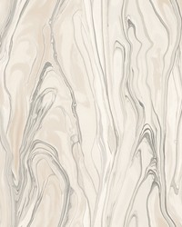 Liquid Marble Wallpaper Pink by   