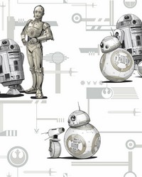 Star Wars The Rise of Skywalker Droids Wallpaper by   