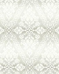 Tudor Diamond Damask Wallpaper Gray by   