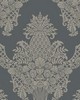 York Wallcovering Pineapple Plantation Wallpaper Gray