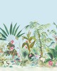 York Wallcovering Tropical Panoramic Mural Blue