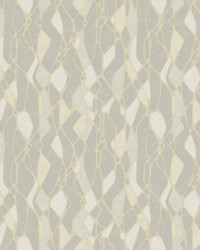 Stained Glass Wallpaper Grey by  York Wallcovering 