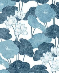 LILY PAD PEEL  STICK WALLPAPER by  Roommates 