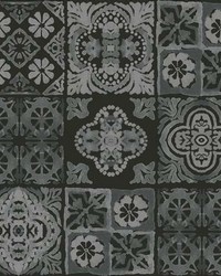 MARRAKESH TILE PEEL  STICK WALLPAPER by  Roommates 