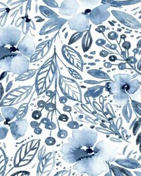 CLARA JEAN APRIL SHOWERS PEEL  STICK WALLPAPER by  Roommates 