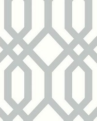 GAZEBO LATTICE PEEL  STICK WALLPAPER by  Roommates 