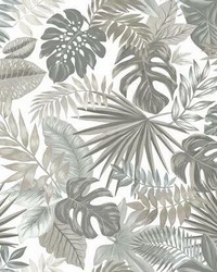 PALM FROND TOSS PEEL  STICK WALLPAPER by  Roommates 