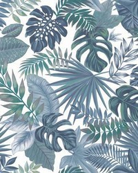 PALM FROND TOSS PEEL  STICK WALLPAPER by  Roommates 