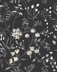 MEADOW MIX PEEL  STICK WALLPAPER by  Roommates 