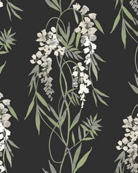 NOUVEAUX WISTERIA PEEL  STICK WALLPAPER by  Roommates 