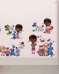 DOC MCSTUFFINS PEEL  STICK WALL DECALS by  Roommates 