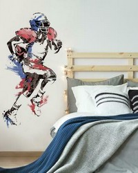 MENS FOOTBALL CHAMPION PEEL AND STICK GIANT WALL DECALS by  Roommates 