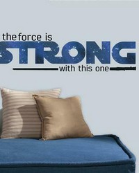 STAR WARS CLASSIC THE FORCE IS STRONG PEEL AND STICK WALL DECALS by  Roommates 