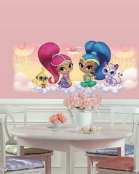 SHIMMER AND SHINE BURST GIANT WALL GRAPHIC by  Roommates 