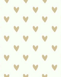 HEART SPOT PEEL  STICK WALLPAPER by  Roommates 