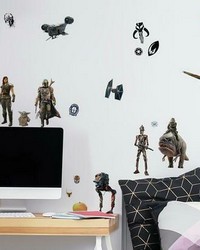 THE MANDALORIAN PEEL AND STICK WALL DECALS by   