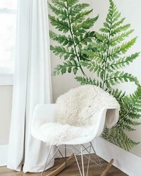 WATERCOLOR FERN PEEL AND STICK XL GIANT WALL DECALS by  Roommates 