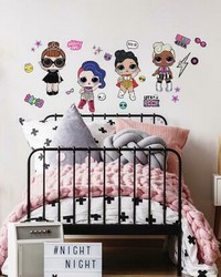 LOL SURPRISE ROCK STAR PEEL AND STICK WALL DECALS by   