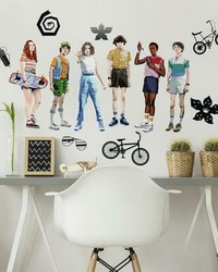 STRANGER THINGS PEEL AND STICK WALL DECALS by   