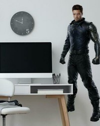 FALCON AND THE WINTER SOLDIER WINTER SOLDIER PEEL AND STICK GIANT WALL DECAL by  Roommates 