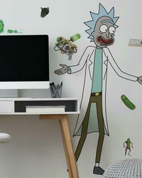 RICK AND MORTY RICK PEEL AND STICK GIANT WALL DECALS by  Roommates 