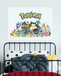 POKEMON CHARACTERS PEEL AND STICK WALL GRAPHIX by  Roommates 