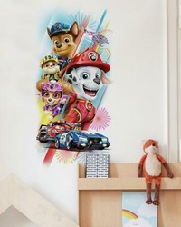 PAW PATROL MOVIE PEEL AND STICK GIANT WALL DECALS by  Roommates 