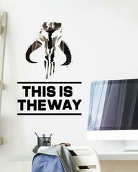 THIS IS THE WAY PEEL AND STICK WALL DECALS by   