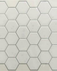 STICKTILES PEARL HEXAGON  4 PACK by  Roommates 