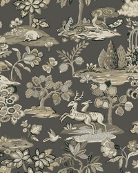 Kingswood Wallpaper Gray by  York Wallcovering 