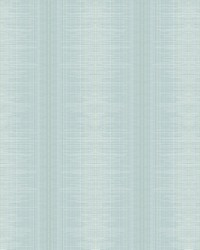 Silk Weave Stripe Wallpaper Turquiose by  York Wallcovering 