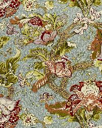 Ariella Jacobean Robins Egg by  Schumacher Fabric 