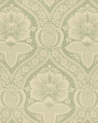 Villandry Damask Print Mineral by  Schumacher Fabric 