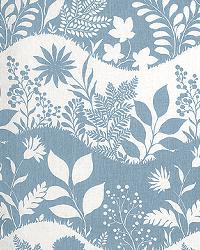 Good Day Sunshine China Blue by  Schumacher Fabric 