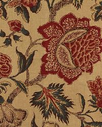 Ceylon Floral Vine Document by  Schumacher Fabric 