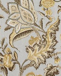 Ceylon Floral Vine Mineral by  Schumacher Fabric 