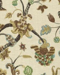 Eastbury Manor Print Moonstone by  Schumacher Fabric 