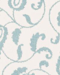 Malacca Ikat Vine Lake by  Schumacher Fabric 