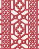 Schumacher Fabric ZANZIBAR TRELLIS CHINTZ LACQUER