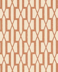 Belvedere Burnt Orange by  Schumacher Fabric 