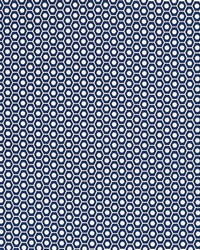 Queen B Ii Navy by  Schumacher Fabric 