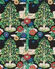 Schumacher Fabric FANTASY FOREST BLACK & MULTI