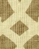 Schumacher Fabric IMPERIAL TRELLIS NATURAL/COFFEE