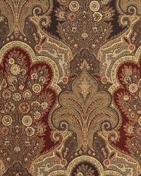 New Castle Paisley Cranberry by  Schumacher Fabric 